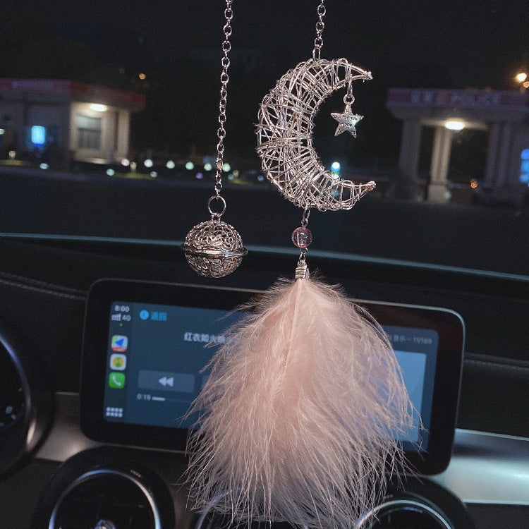 Wholesale Metal Feather Car Pendant